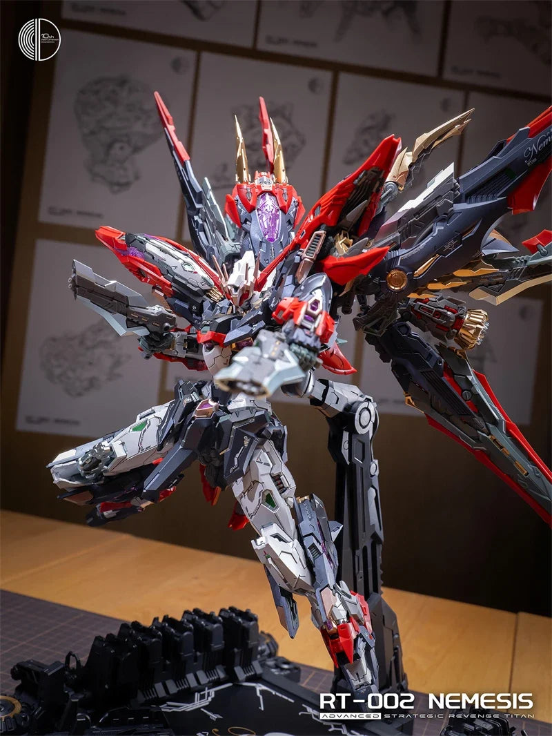 In-Stock 1/100 Infinite Dimension In Rt-002 Nemesis Advanced Strategic Revenge Titan 10th Action Model Figure  Assembly Toy Gift