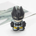 6cm The Dark Knight Rises Figures Eyes Glow Batman Keychain Periphery Q Version Ornaments Collection Desktop Display Gift Toy