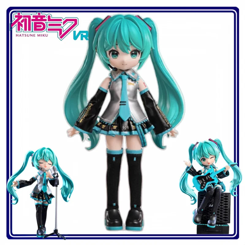 Bruco Building Block Figures Qiyu Edition Hatsune Miku Formula Costume Building Blocks Figurines Desktop Decorative Ornaments