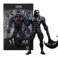 SHF Venom Carnage Action Figure Joint Movable Toys Venom Legends Change Face Statue Model Doll Collectible Kids for Toy Gift