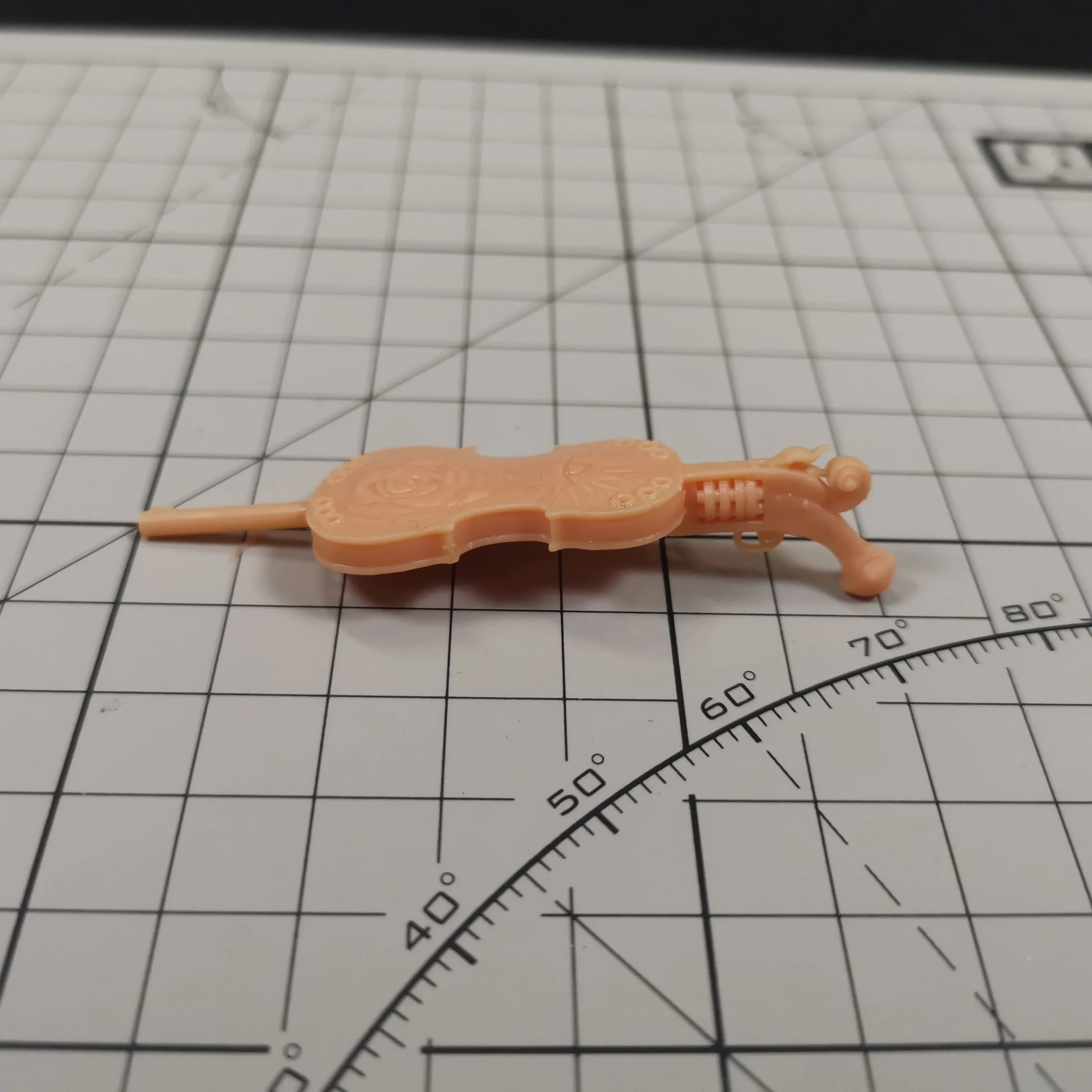 【No Figure】1/12 Scale Female Resin Unpainted Conversion Parts Violin - Shaped Fit Kotobukiya Model For Collection For DIY