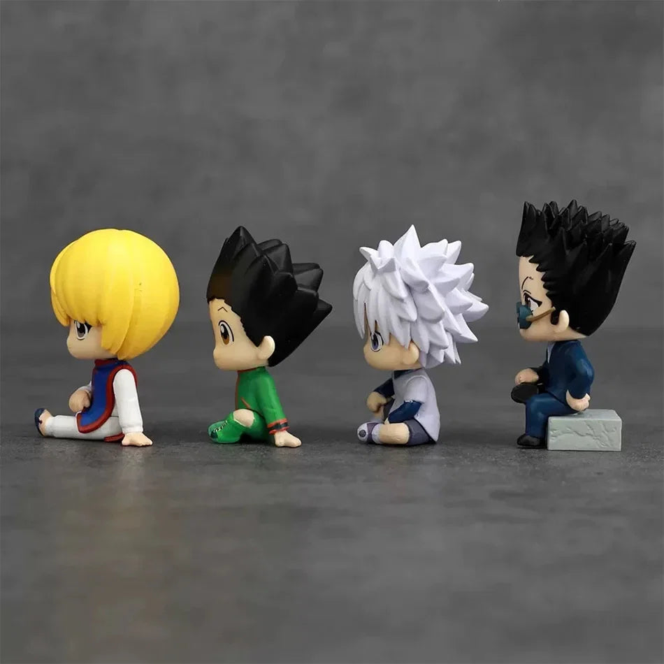 10cm Hunter×Hunter Anime Figure Phantom Troupe Hisoka Action Figure Q Version Room Decoration PVC Model Toys