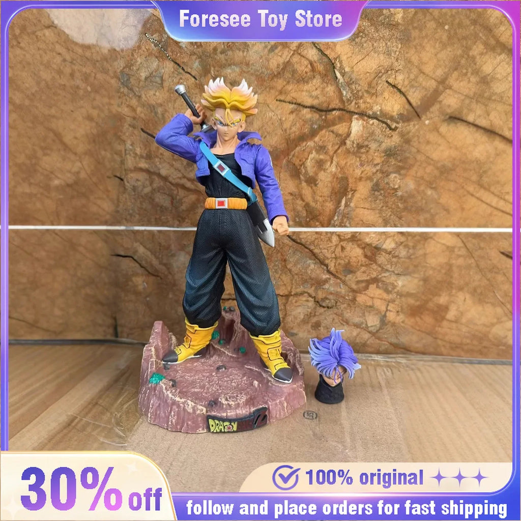 Dragon Ball Trunks Future New 50cmWarrior Action Figure Pvc Anime Model Desktop Decoration Collections Festival Giofts Toys Kid
