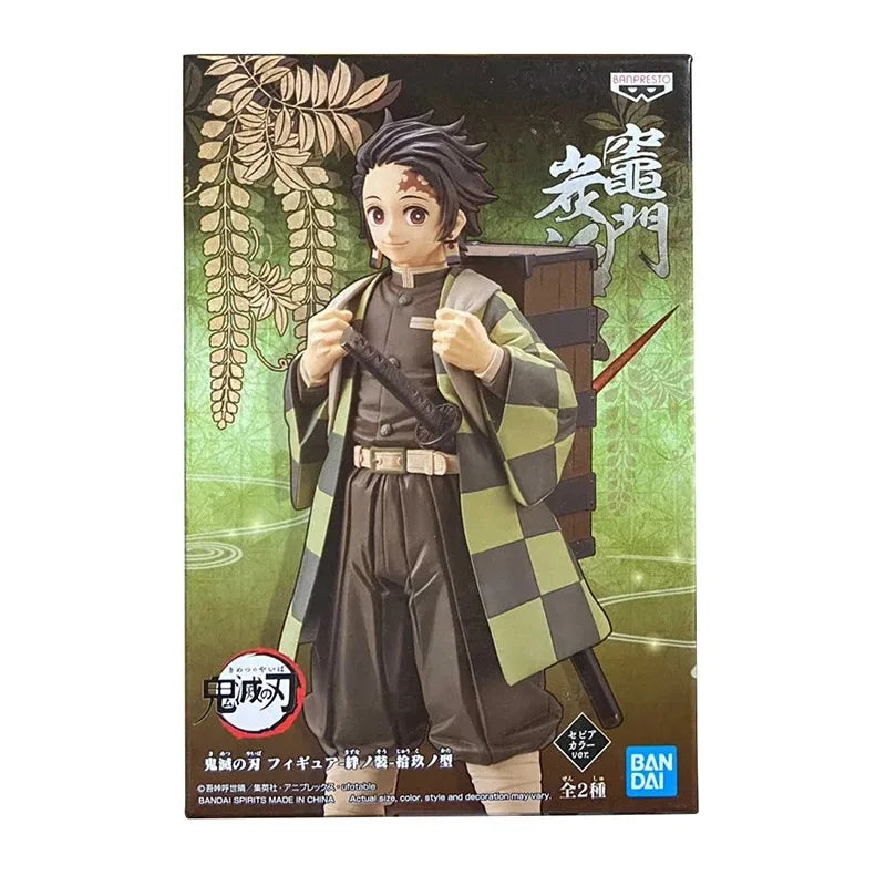 Bandai Original Banpresto Demon Slayer Kamado Tanjirou Sabito PVC Anime Action Model ornament Collection Figure Toy