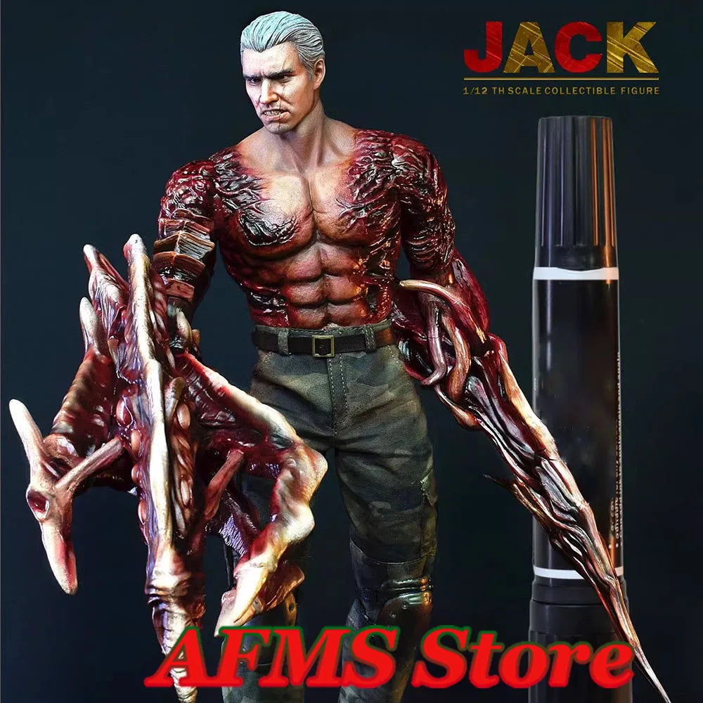 BY-ART BY-G04 1/12 Sammlerfigur Jack Major Villain Doll Full Set 6Inch Männer Soldat Actionfigur Modell Spielzeug