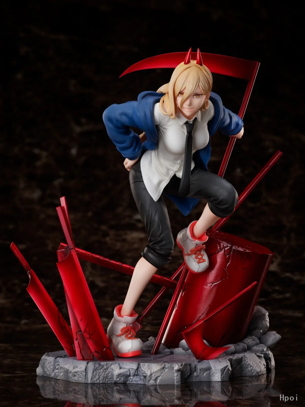 【In Stock】Original F:NEX MAPPA CHAINSAW MAN POWER 1/7 Scale Figure Model Collection Toy