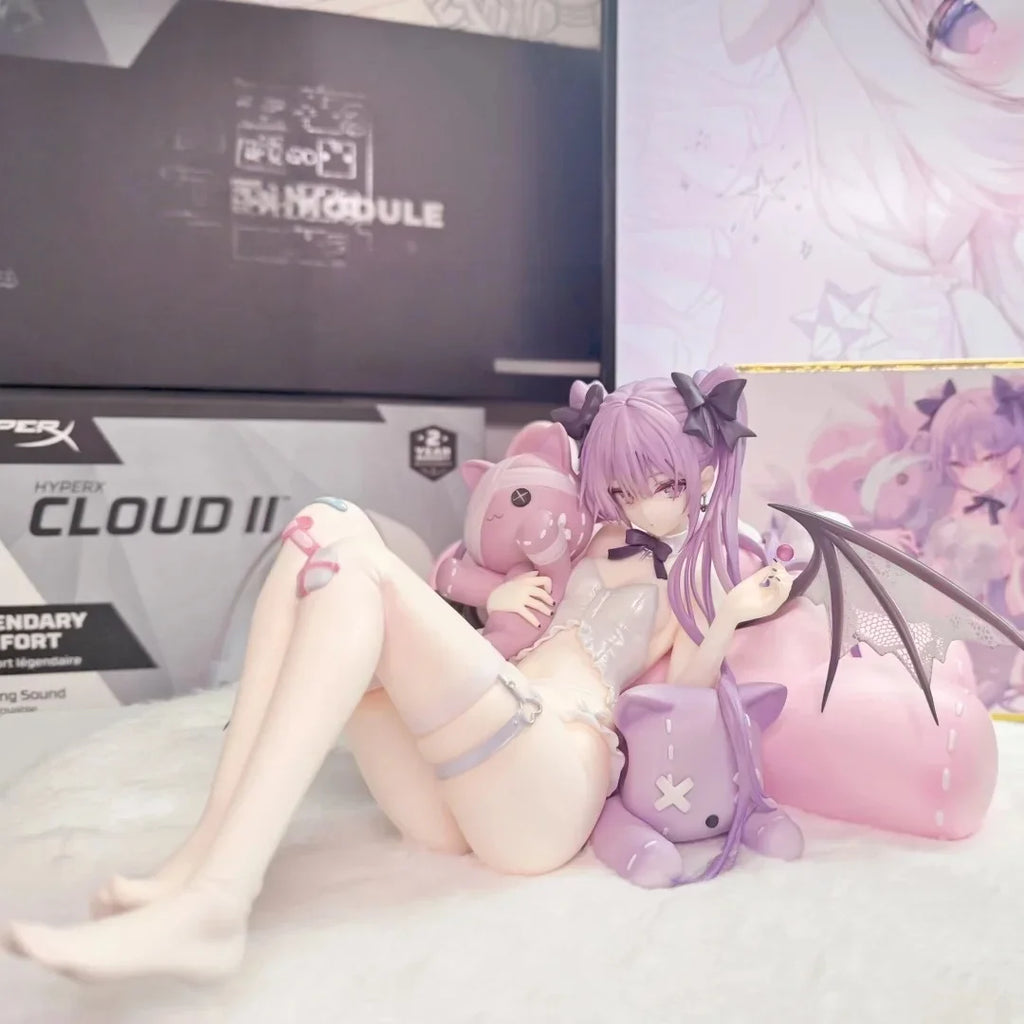 BLBU ACGN Rurudo Art Original Figur Lim Land 25cm PVC Modellspielzeug Eve Succubus Sexy Anime Figur Game Derivate SUGER HIGH