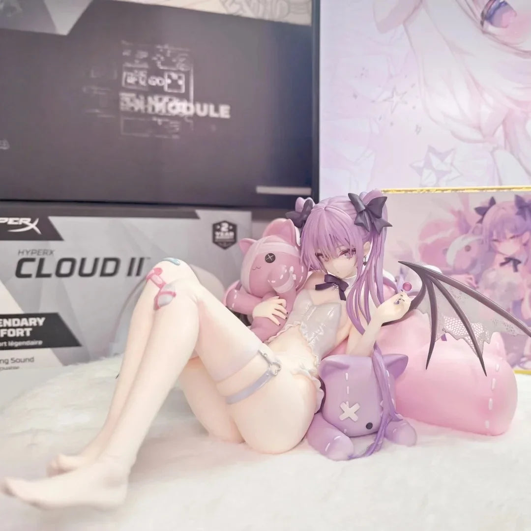BLBU ACGN Rurudo Art Original Figur Lim Land 25cm PVC Modellspielzeug Eve Succubus Sexy Anime Figur Game Derivate SUGER HIGH