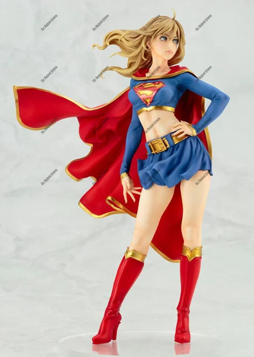 In Stock Original KOTOBUKIYA Supergirl Vers.2 - Bishoujo Statue - DC Comic Bishoujo 1/7 Action Figures Models Toys Gifts