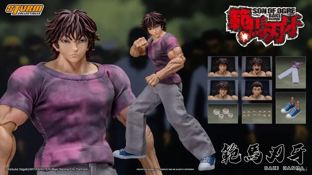 【MT】In Stock Original Storm Collectibles BAKI Hanma Baki Action Figure Model Toy Gift Collection Ornaments