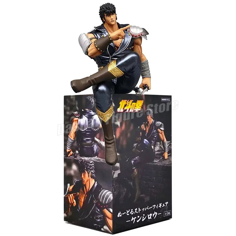 Fist of the North Star Actionfigur Kenshiro Figur Auto Ornamente PVC Sammlung 13cm Anime Ken Noodle Stopper Modell Spielzeug Geschenke