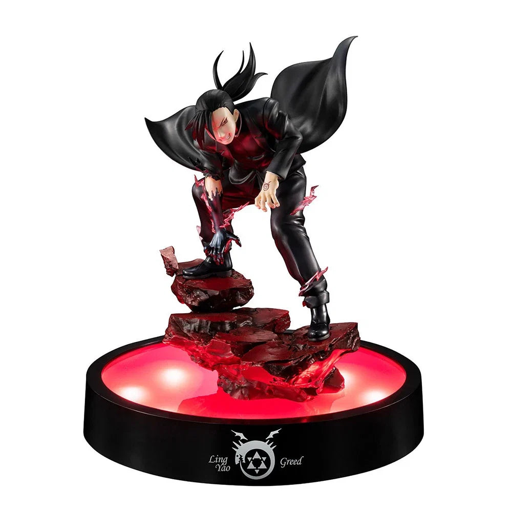 In Stock Original MegaHouse Precious G.E.M Hagane No Renkinjutsushi Fullmetal Alchemist Greed Ling Yao Anime Figure Garage Kit