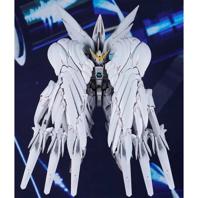 In Stock MC MODEL 1/100 Fix XXXG-00YSW Wing Snow White Prelude Alloy Action Figure  Boy Toy Mecha Model Gift Assembly Kit