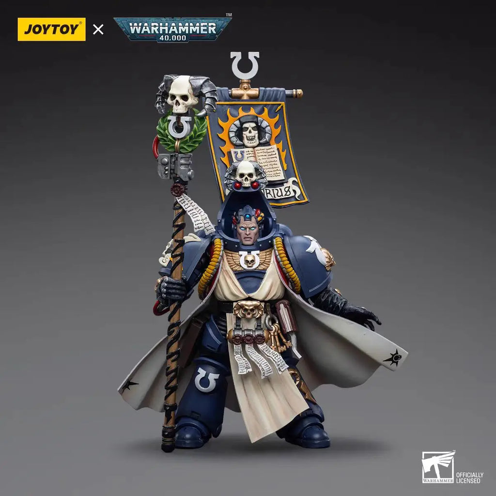 IN STOCK JOYTOY Warhammer 40k 1/18 Action Figures Anime 12cm Ultramarines Chief Librarian Tigurius Collection Model Toys