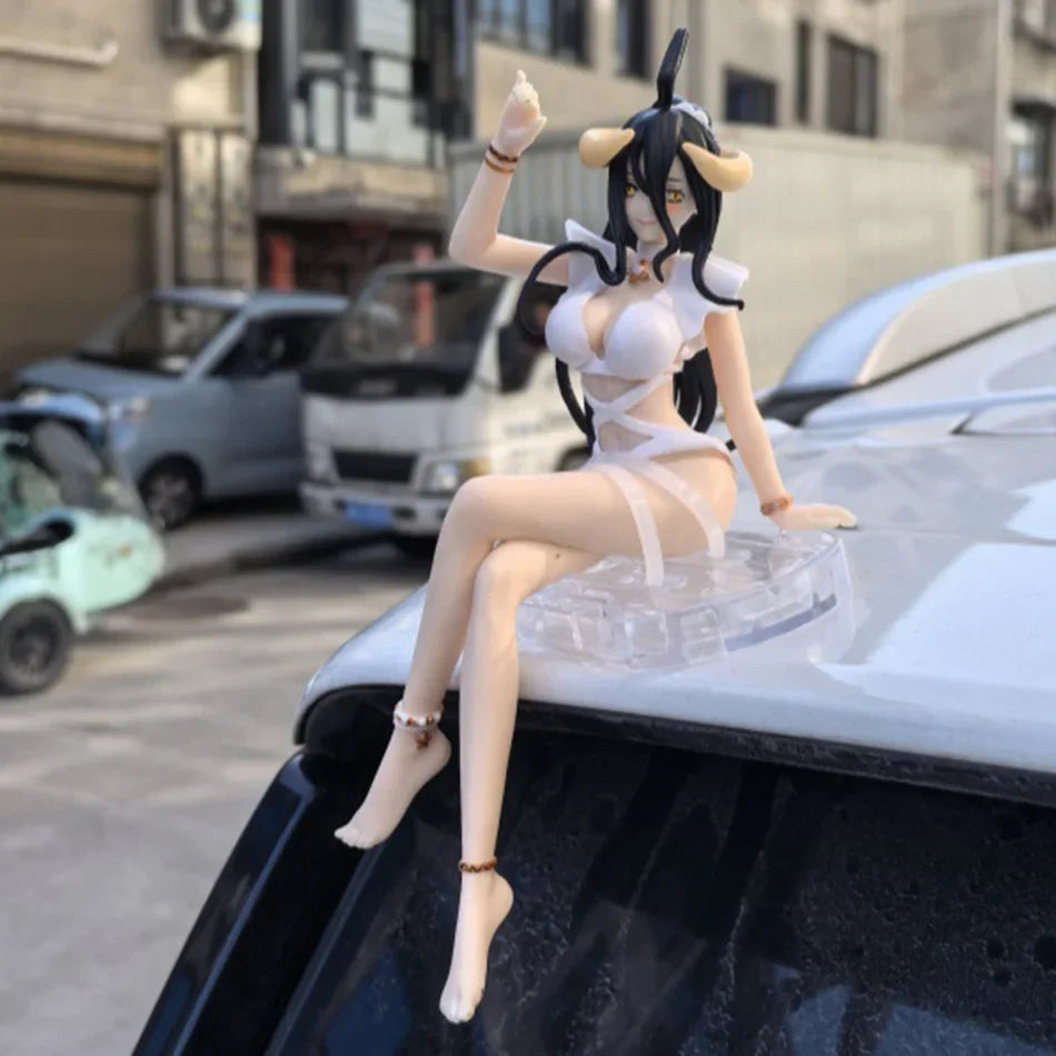 Overlord Albedo In Stock swimwear PVC Anime Action Figures Model Collection Ornament Anime Cartoon Model Toy Gift