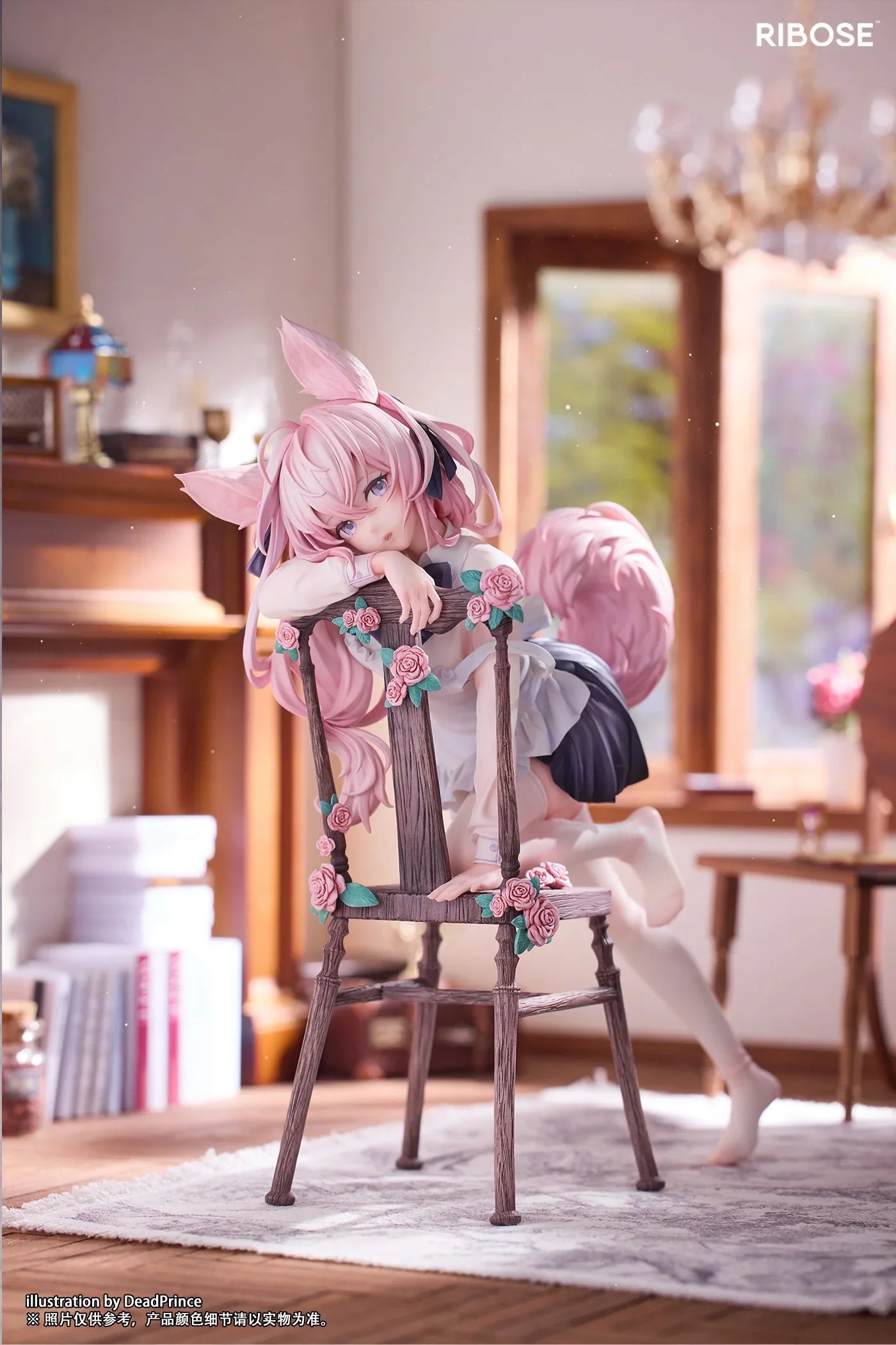In Stock RIBOSE Rabbit Flova 1/7 Beautiful Girls Anime Action Figure Toy Gift Model Collection