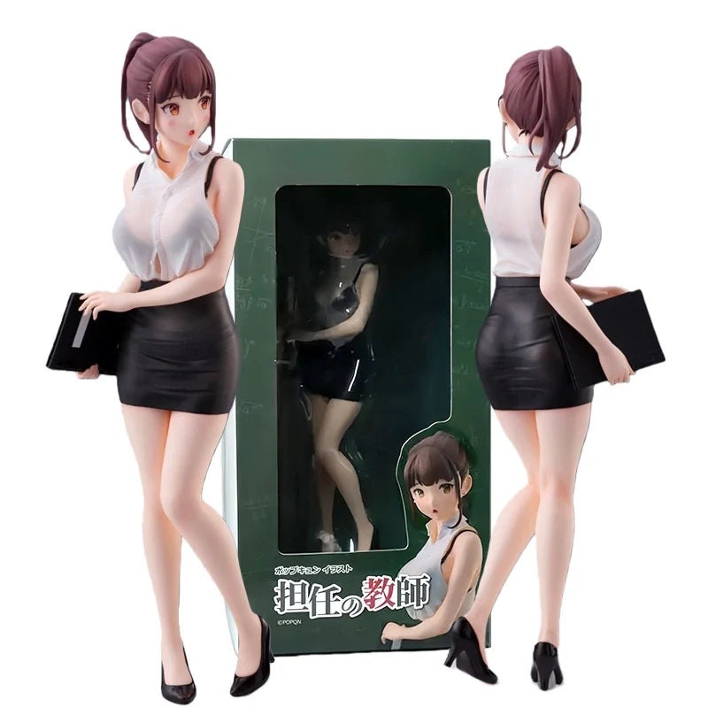 20cm POPQN Union Creative Anime Figure Class Teacher Action Figure Native Rocket Boy Mauve Figurine Adult Model Doll Toys Gifts