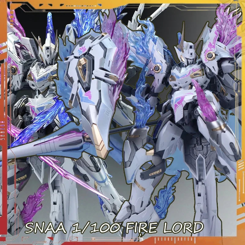 SNAA YR-04-Fire Lord Spirit of Phantom Inflammation Ver. Action Figure 1/100 Scale Assembly Model Kit Decor Craftsman Free Gift