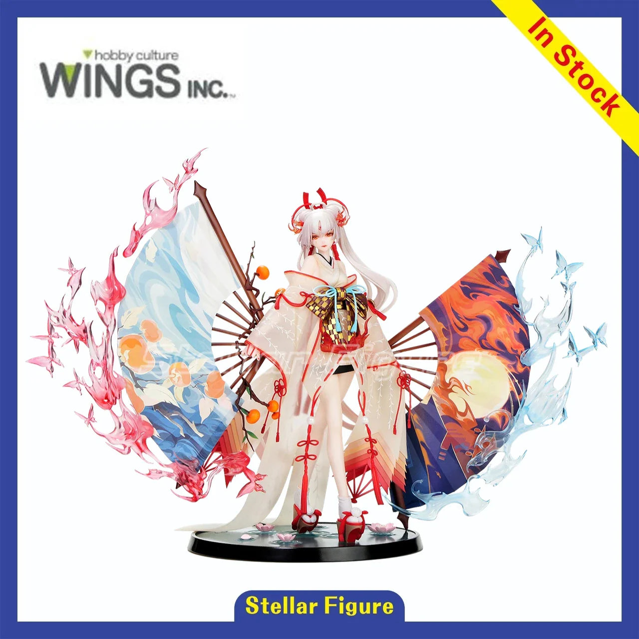 【SF】Auf Lager Original WINGS INC Onmyoji Shiranui Nachtfeuer Lige Figuren Modell Anime Sammlung