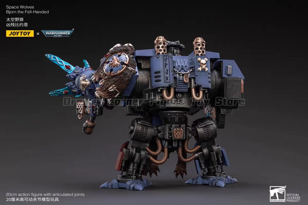 【In Stock】JOYTOY Warhammer 40K Space Wolves Bjorn The Fell-Handed 1/18 Action Fiquere
