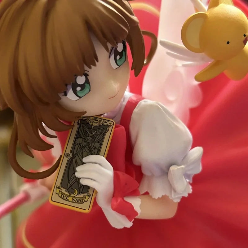 18cm Bandai Cardcaptor Sakura A Award Final Reward Collectible Action Figure Kinomoto Sakura Figure Lovely Birthday Gift