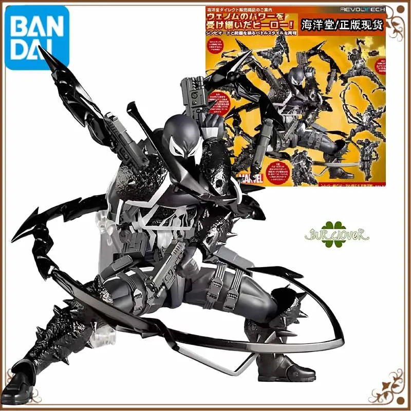 KAIYODO Original REVOLTECH Anime Figure  Agent Venom Action Figure Toys For Boys /Girls /Kids /Christmas Gift Collectible Model