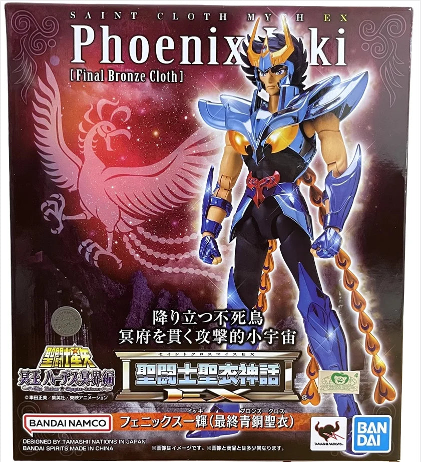 Bandai Original EX SAINT CLOTH MYTH EX Phoenix Ikki Final Bronze Cloth Assembly Model Anime Action Figures Model Collection Toy