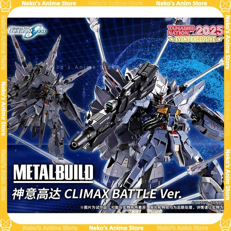BANDAI Tamashii METAL BUILD Providence Gundam Climax Battle Ver. Action Figure Anime Model Desktop Doll Collectibles Gift