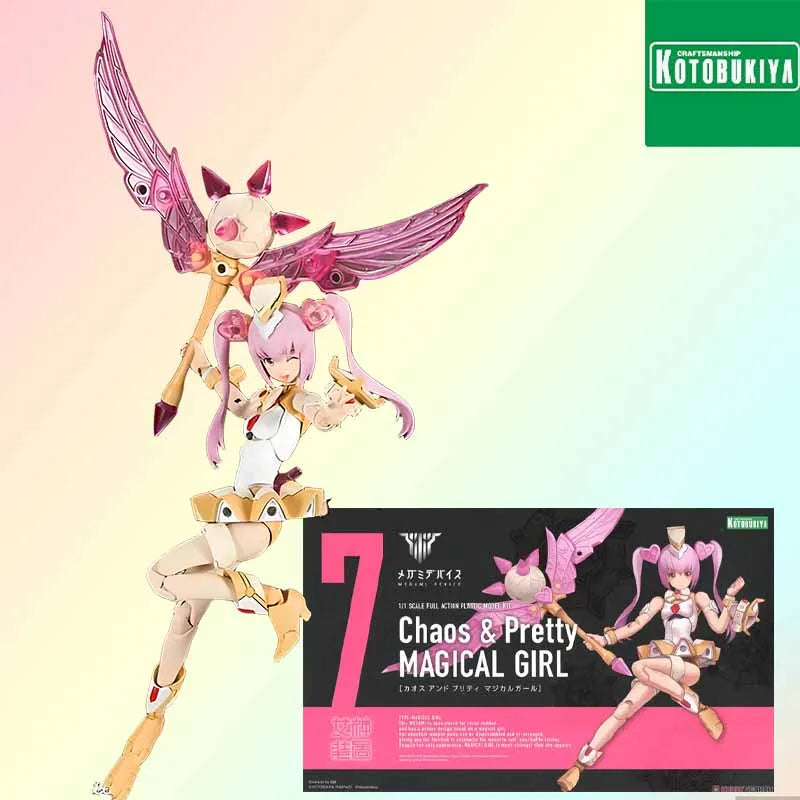 High quality KOTOBUKIYA MEGAMI DEVICE Chaos Pretty Magical Girl Anime Action Figure Assembly Model Toys Collectible Model