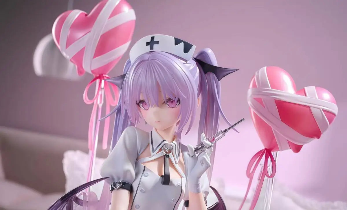 IN STOCK Nurse Uniform Eve Figure Beautiful Girl Game Anime Figures Models Statue Models Collection Ornament Doll Toy ﻿Kid Gift