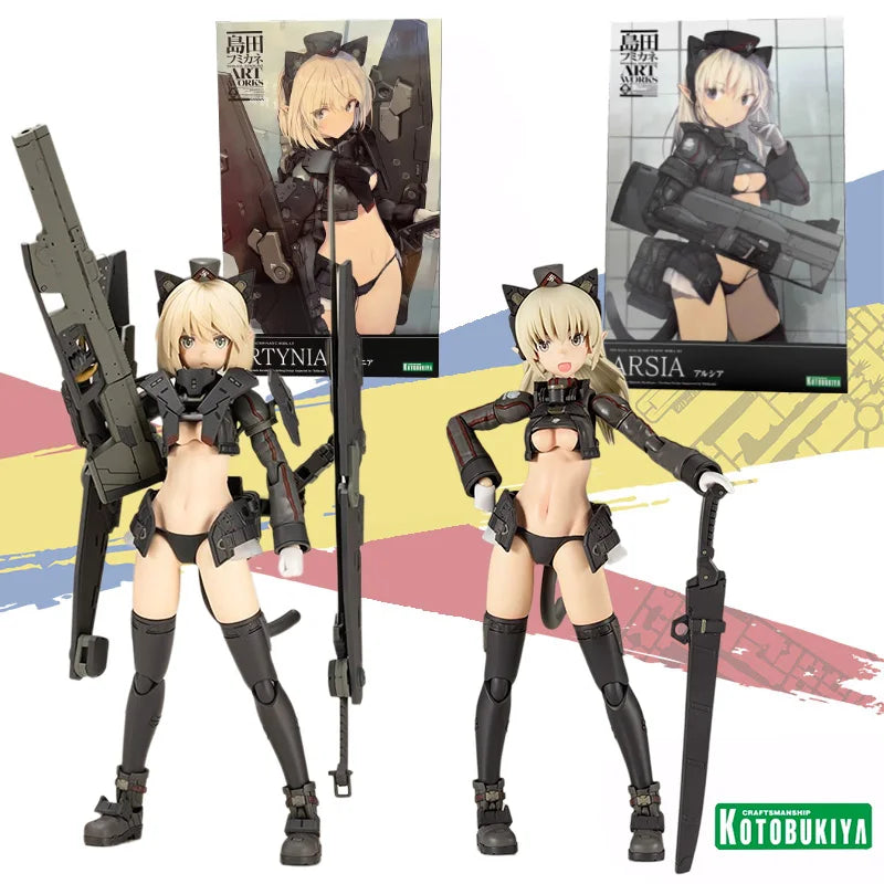 Kotobukiya Genuine FRAME ARMS GIRL Mecha Girl Series Shimada Bunkin ARTYNIA and ARSIA Action Figure Toy