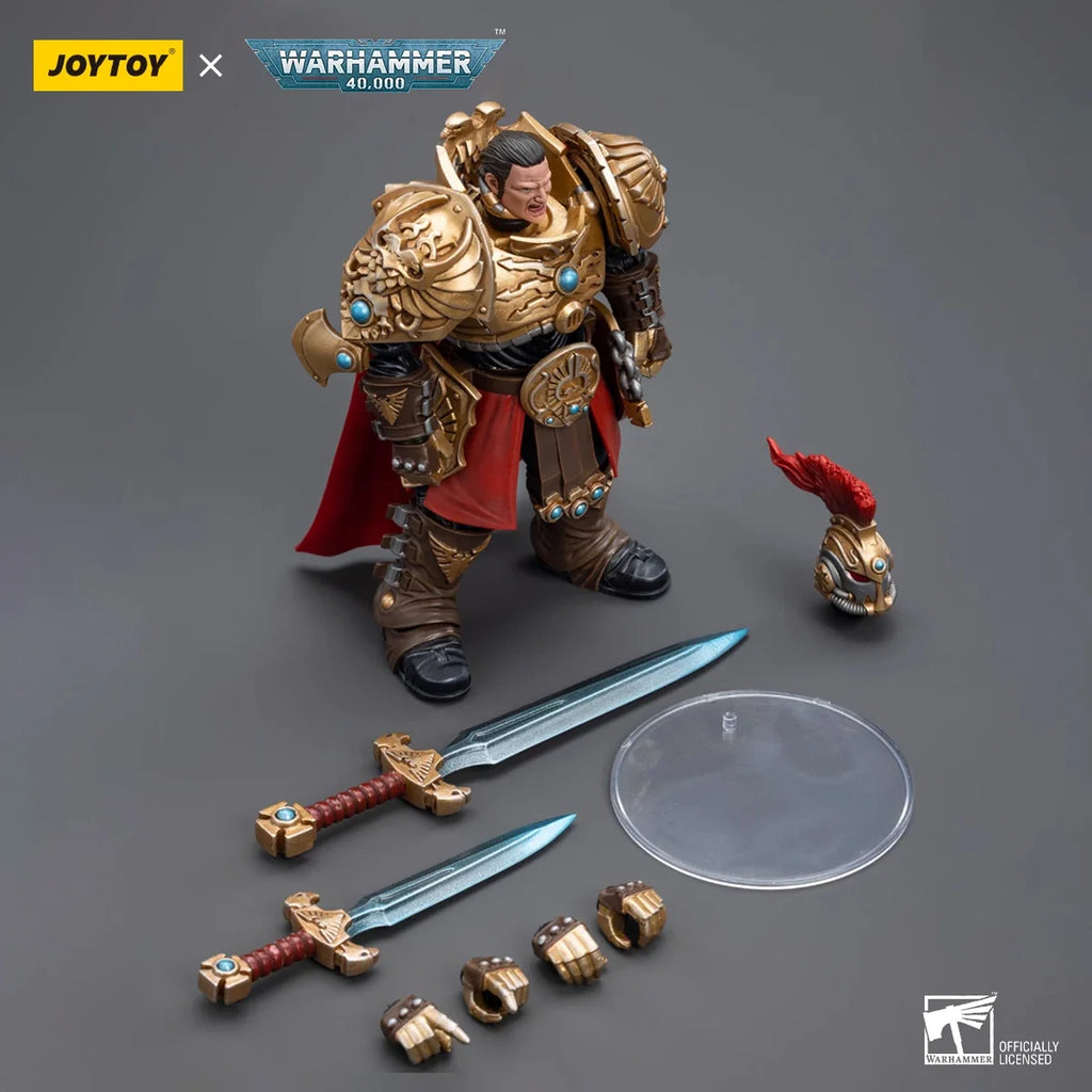 JOYTOY Warhammer 40K Action Figure Adeptus Custodes Blade Champion Anime Figure Joints Movable Figurine Collection Model Toys