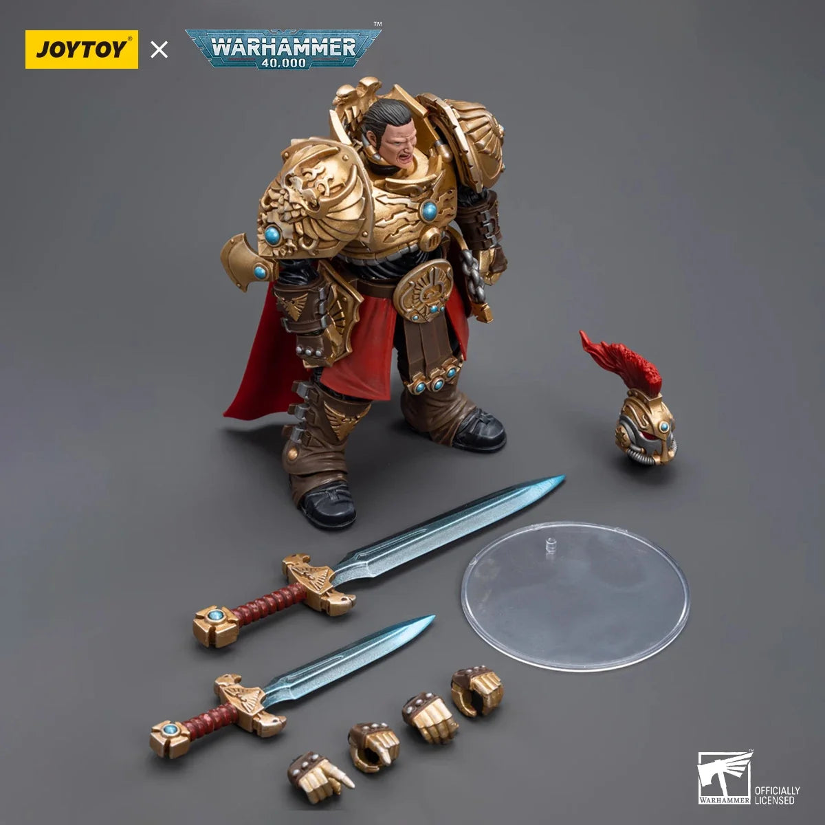 JOYTOY Warhammer 40K Action Figure Adeptus Custodes Blade Champion Anime Figure Joints Movable Figurine Collection Model Toys