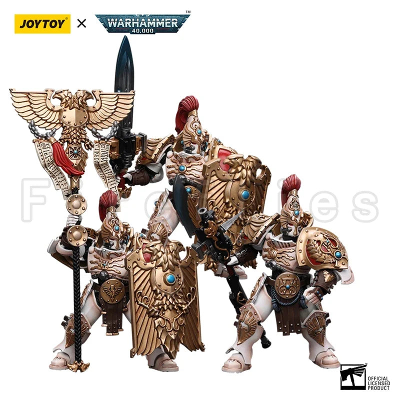 1/18 JOYTOY Action Figure 40K Adeptus Custodes Solar Watch Vexilus Praetor Anime Model Gift
