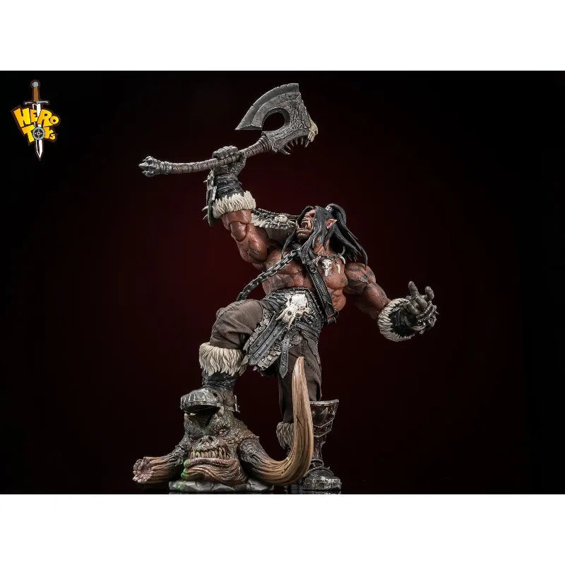 【 in Stock 】 METYTOYZ Original Horde Battle Song, Chief, Orc Warrior, Old Roar Dad 1/10 Mobile Doll Model, Handmade Toy Gift
