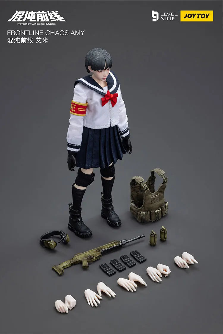 JOYTOY LEVEL NINE FRONTLINE CHAOS AMY Action Figures Original Model Doll Decoration Collection Gift Collect Toys