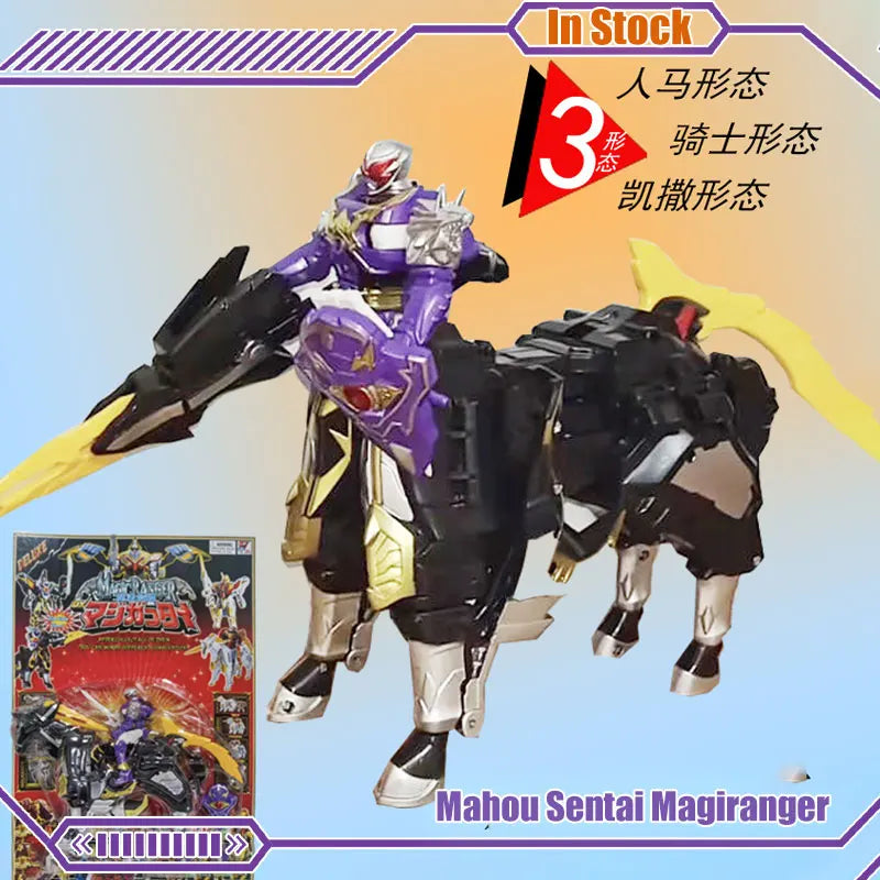 Mahou Sentai Magiranger Anime-Figur Mahou Sentai Magiranger Ninja Sentai Kakuranger Actionfiguren Limitiertes Modellspielzeug Kindergeschenke