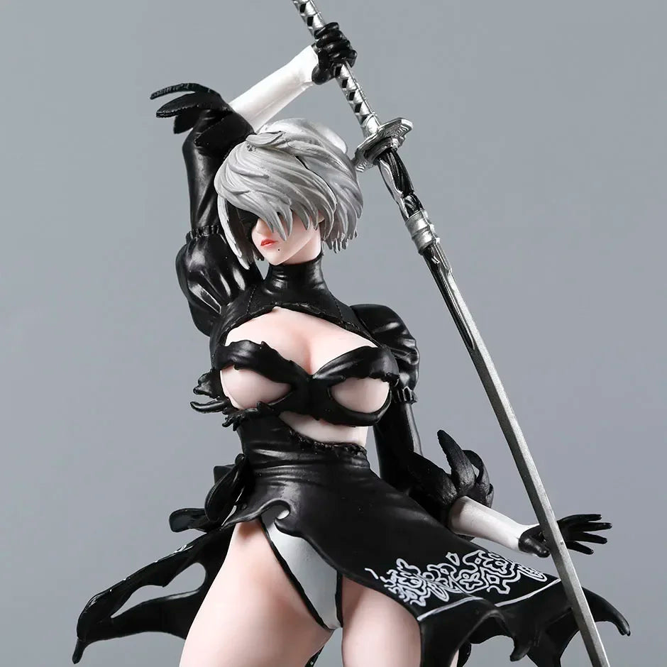 NieR Automata 2B YoRHa No.2 Type B 1/7 Scale Figure Model PVC Toy Display Gift Collection Statue