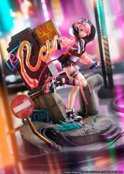 【MT】Original Alpha Satellite EStream Re: ZERO Starting Life in Another World REM Emilia RAM Neon City 1/7 Scale Figure Toy Model