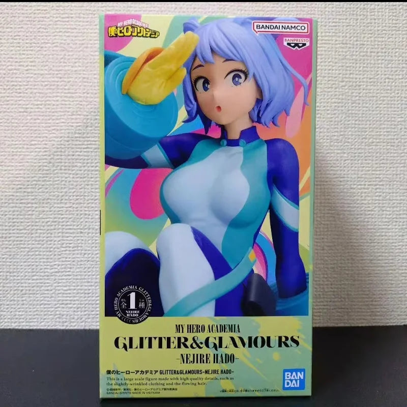 Original BANDAI Boku no Hero Academia Hado Nejire Glitter & Glamours Action Figure Toys BANPRESTO PVC Model Collection Doll
