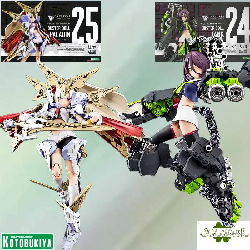 KOTOBUKIYA Original MEIGAMI DEVICE BUSTER DOLL. TANK BUSTER DOLL PALADIN  Anime Action Figure Assembly Model Toys Collectible