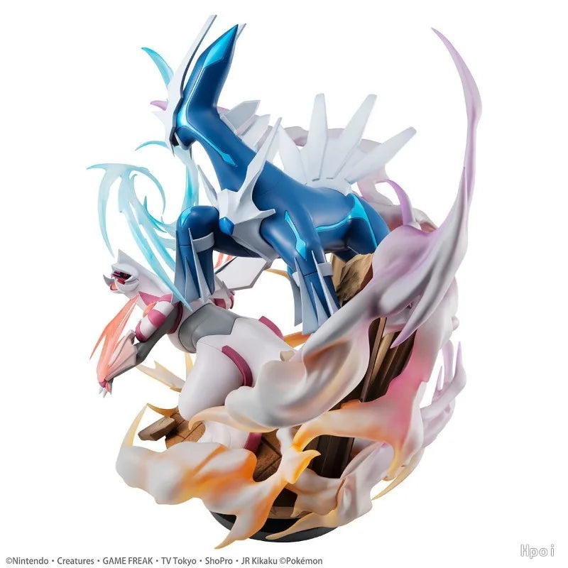Hot Sale Original MegaHouse G.E.M.EX Pocket Monsters Palkia Dialga 34CM Limited Edition Toys Model Statue Ornaments Collection