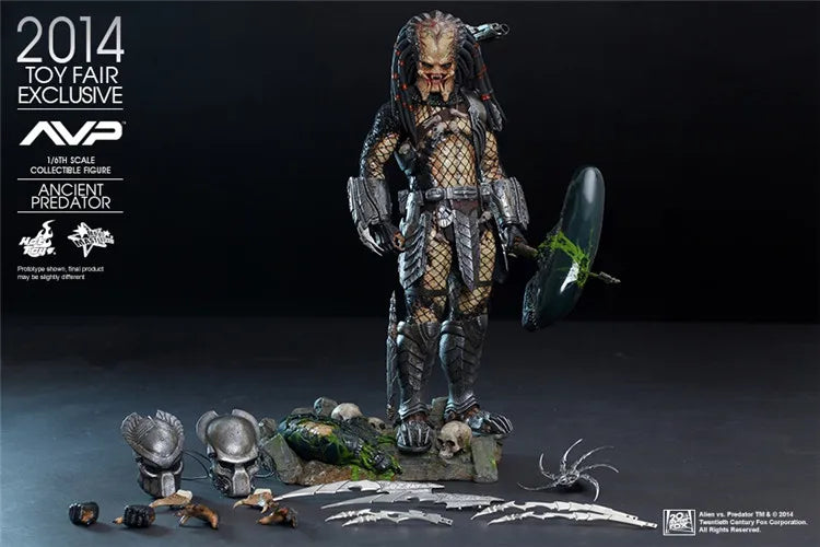 [In Stock] HOTTOYS HT 1/6 MMS250 2014 Venue Limited Ancient Iron-Defeated Warrior AVP Moving Soldier Set Figure Doll