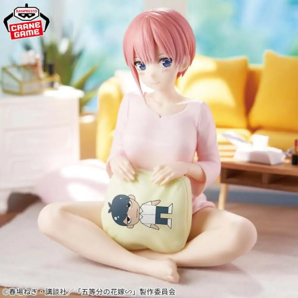 In Stock Bandai The Quintessential Quintuplets Relax time- Nakano May Yotsuba Miku Nino Ichika Anime Figure Model Toy Gift