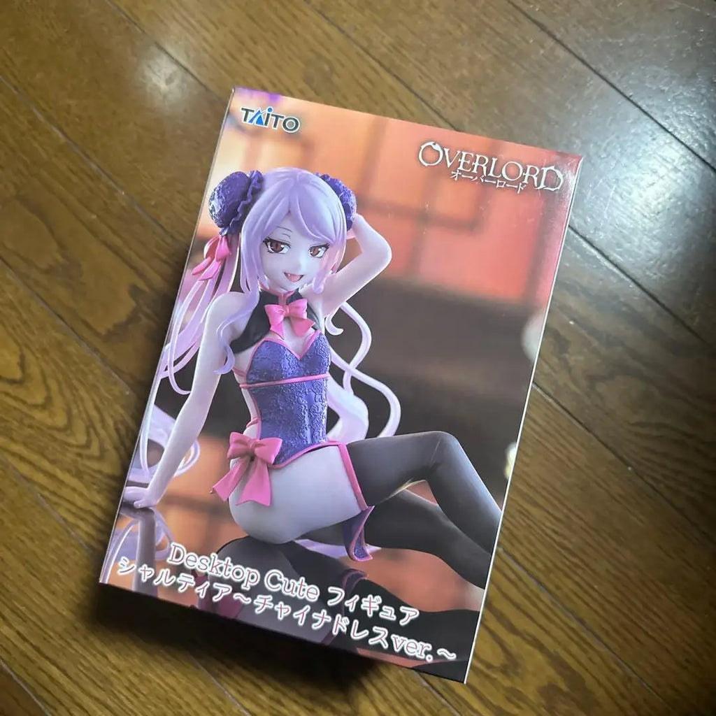 TAiTO Desktop Cute OVERLORD Shalltear Bloodfallen Albedo ~Cheongsam Ver.~ PVC 13CM Anime Action Figures Model Collection Toy