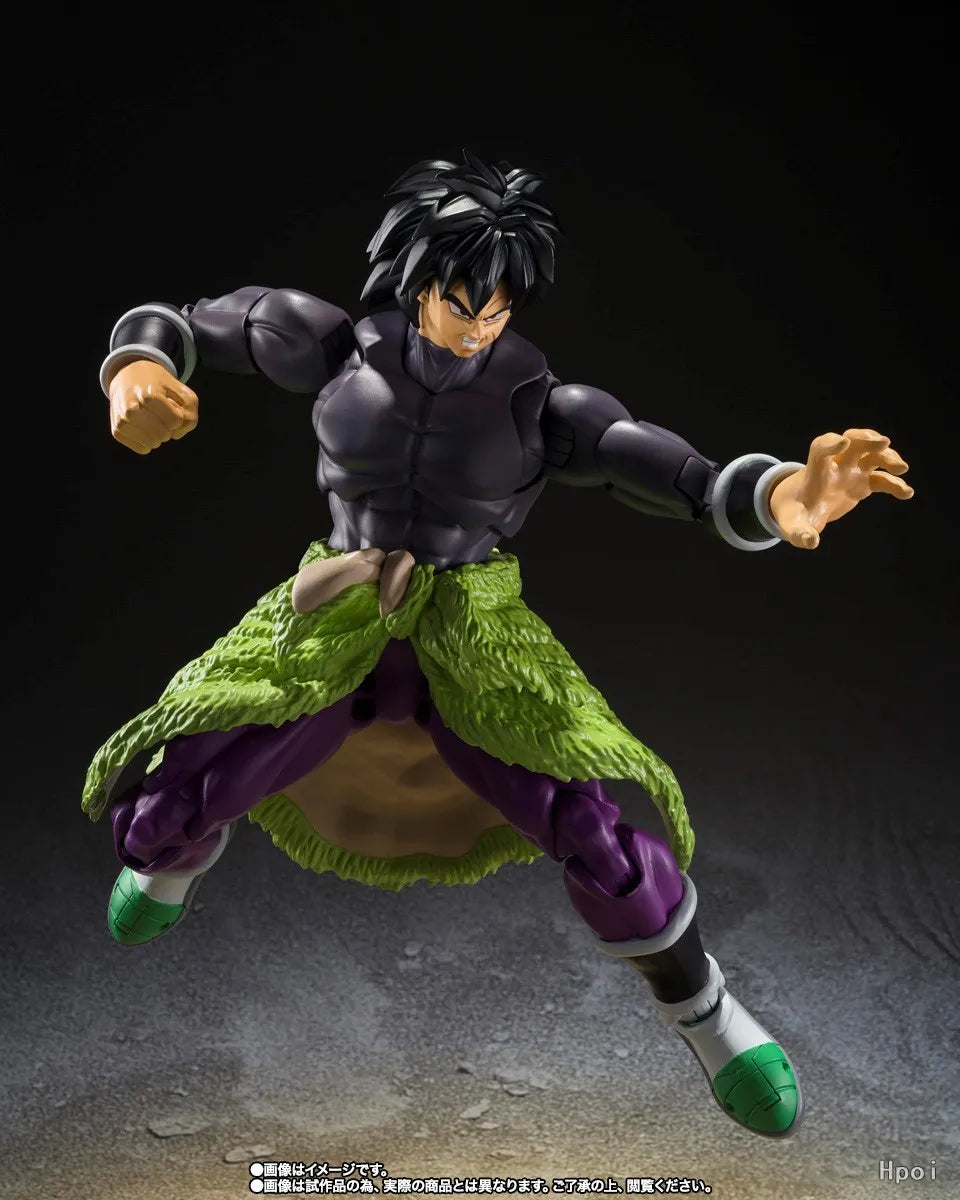【Original】BANDAI SHF Dragon Ball Super Broly Supeh Hero Action Figures Model Toys