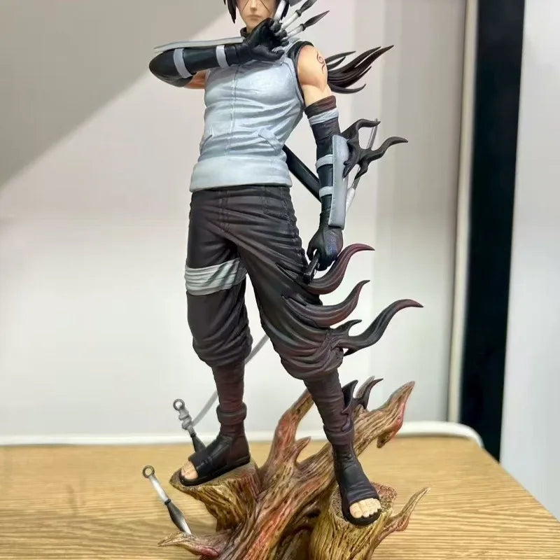 In stock Anime Model Uchiha Itachi Uzumaki Narute Anime Collection Model Desktop Ornament Decorations Holiday Gifts Children Toy