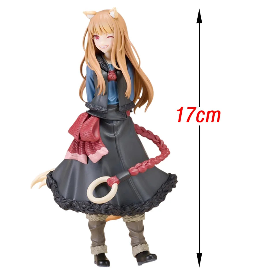 Anime Spice and Wolf Figure Toys 17cm Holo Action Figural Doll Cute Girls Pvc Model Toy For Children's Birthday Gifts In Stock