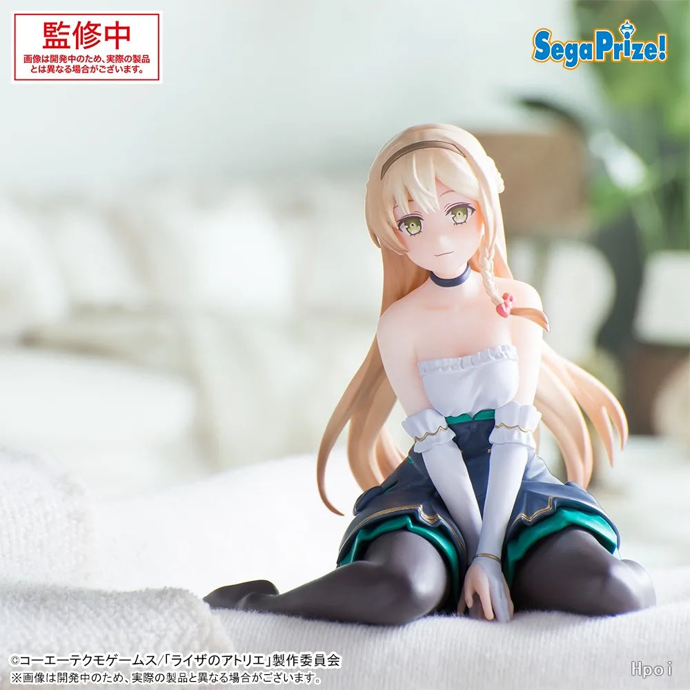 9CM Atelier Ryza Tokoyami no Joou to Himitsu no Kakurega Klaudia Valentz Premium Chokonose Sitting Model Toy Gift Doll PVC