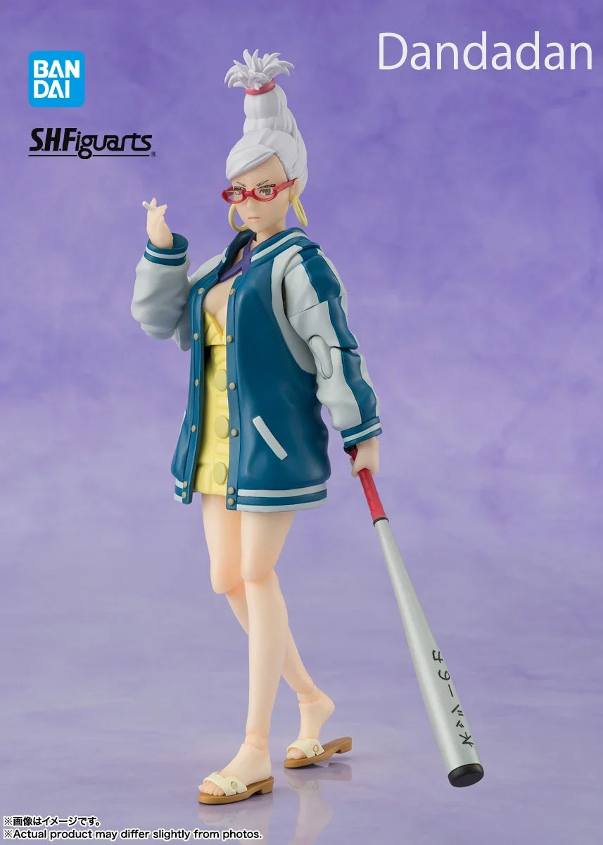 In stock Bandai S.H.Figuarts Dandadan Reiko Ayase (Spirit Medium) 14.5CM PVC Figure Highly Detailed Collectible Model Toy Gif